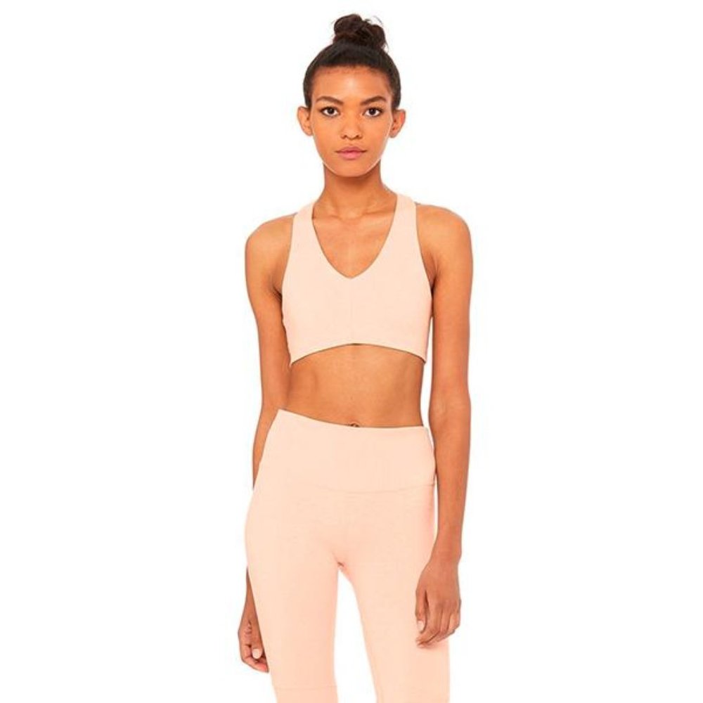 Alo Yoga - Alosoft Base Bra - Nectar Heather - XS